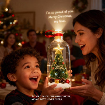 Voice Recordable Christmas Tree Bottle