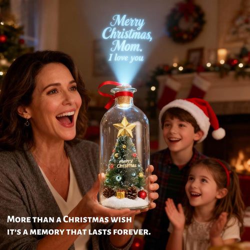 Voice Recordable Christmas Tree Bottle