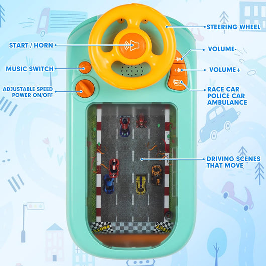 Musical Steering Wheel Toy